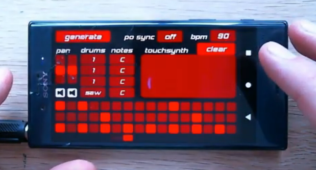BeatGenerator android app with pocket operator sync