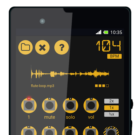 PO LoopSync android app with pocket operator sync