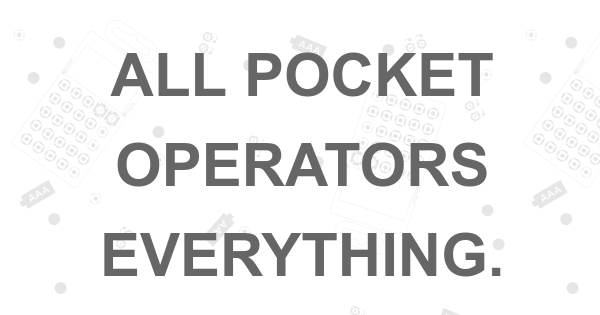 pocket operator
